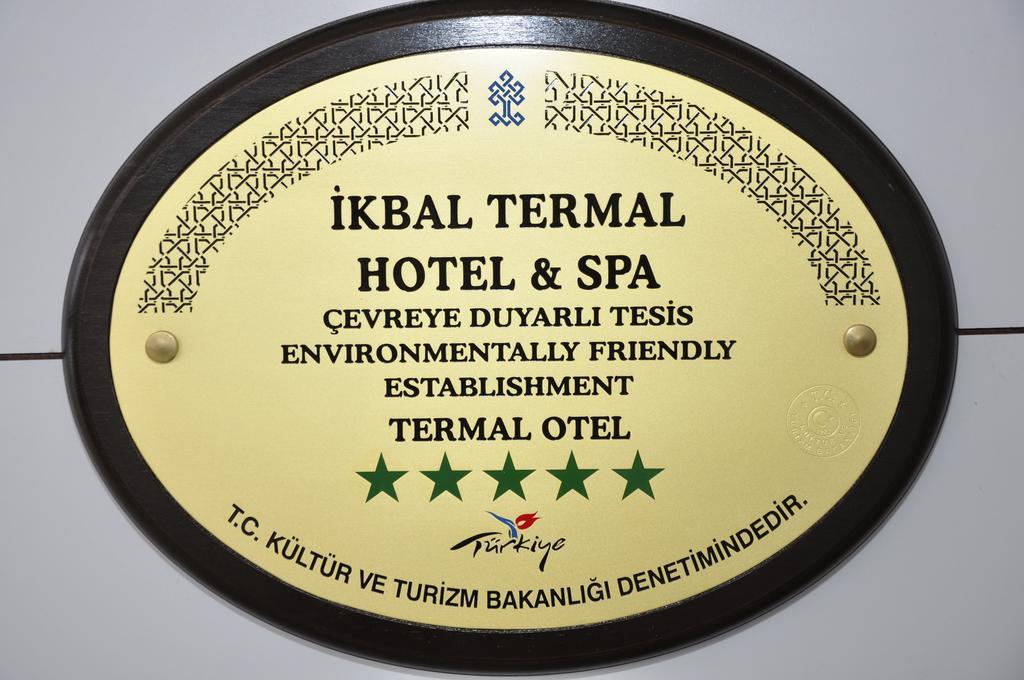 Ikbal Thermal Hotel & Spa Afyon Afyonkarahisar Dış mekan fotoğraf